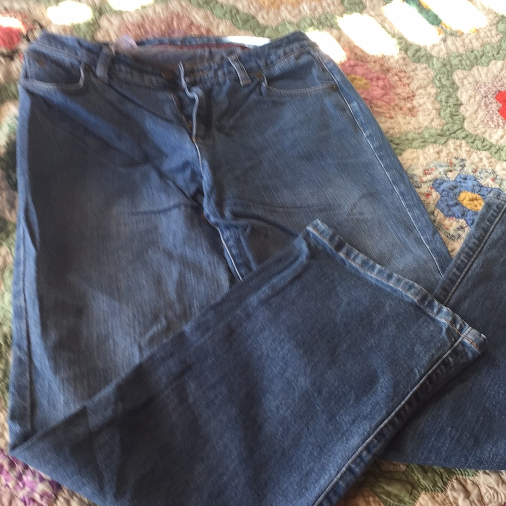 Lands End 5 pocket jeans